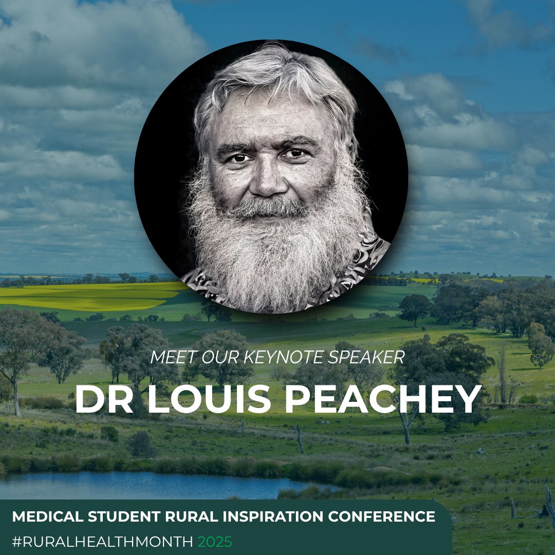 Meet keynote speaker for the Medical Student Rural Inspiration Conference, Dr Louis Peachey! 🩺

Dr Peachey is a Girrimay and Djirribal man from the Djirriibaligan language group. He was the founding President of <a href="/AIDAAustralia/">Australian Indigenous Doctors' Association</a>
and served in this role from 1999 to 2003. 

In