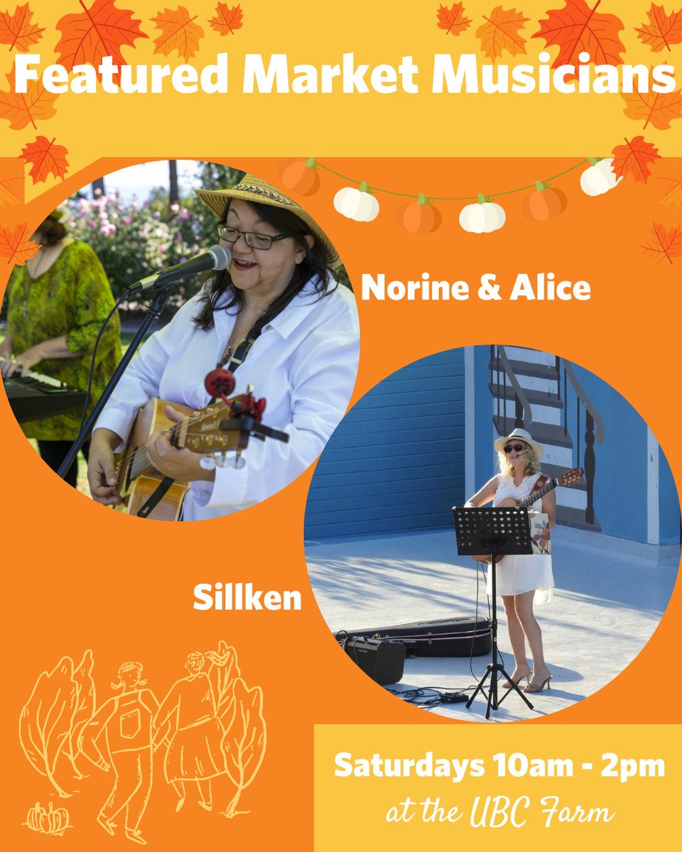 The UBC Farm Farmers’ Market is happening this Saturday, 10 am to 2 pm at UBC Farm! 🍂 Enjoy live music from Norine &amp; Alice and Sillken 🎶 and shop local with our featured vendors this week:

🐝 The Mexican Bee Company 🐝

🌿 MN Garden 🌿