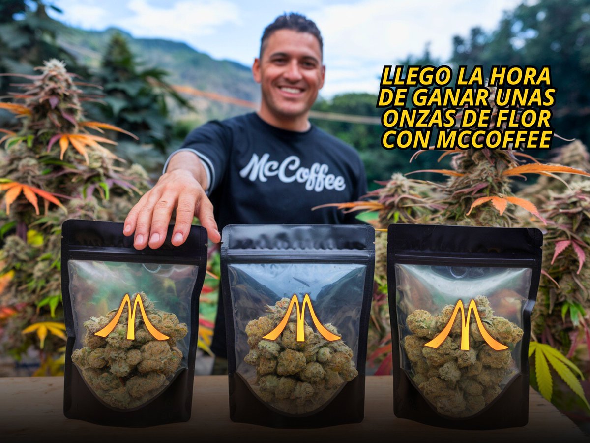 MC7104's tweet image. Llego el Sorteo McCoffee familia🔥🌿
Es hora de ganar una de las 3 Onzas GH que el tío mc tiene para ti solo dale RT, Like y Comenta para poder ser uno de los ganadores! El sorteo termina el domingo a las 04:20 PM! 👀🥦📦
#420community #mexico #Sorteo
#420mx #mccoffee #dinamica