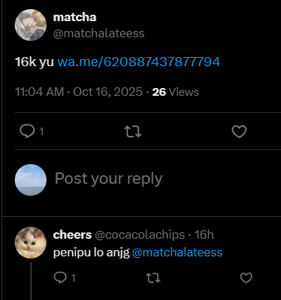 donabilasi's tweet photo. netflix spotify viu chatgpt canva halo para seller #zonauang tolong bantu banned akun ini ya @matchalateess dia nipu jualan miro. yg lain juga kena tipu. semoga segera dapat balasannya deh. https://t.co/VB2IE3ms2b