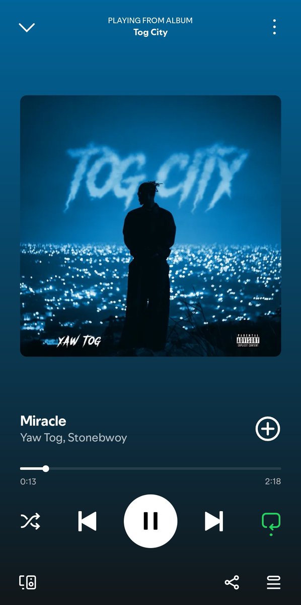 New Music Friday 🚨

Yaw Tog — MIRACLE f/ Stonebwoy 

#TOGCITY