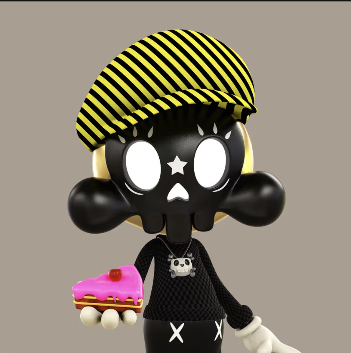 I just bought this <a href="/SkulltoonsNFT/">SKULLTOONS</a> by <a href="/teodoru/">theodoru</a> simply because I love the art.