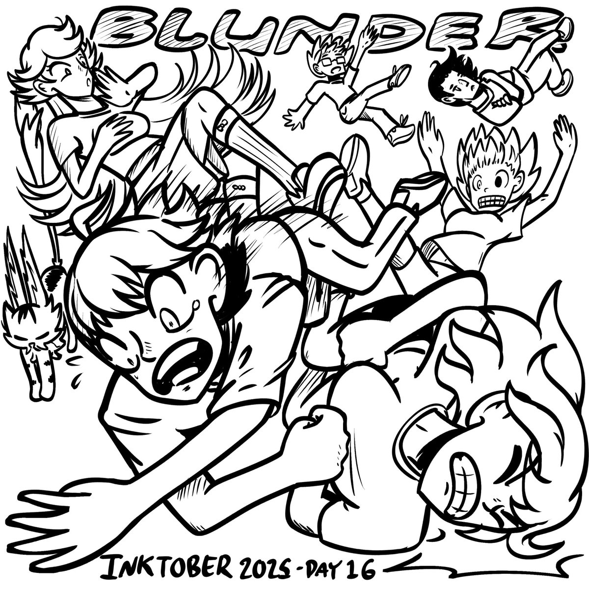 jrod_comics's tweet image. #inktober2025 Day 16 #blunder
#inktober