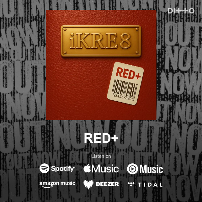 iam_ikre8's tweet image. RED+ out now. New heat, remastered tracks, and a few surprises. 🔥🎧
Stream it everywhere. #NewMusic #REDPlus