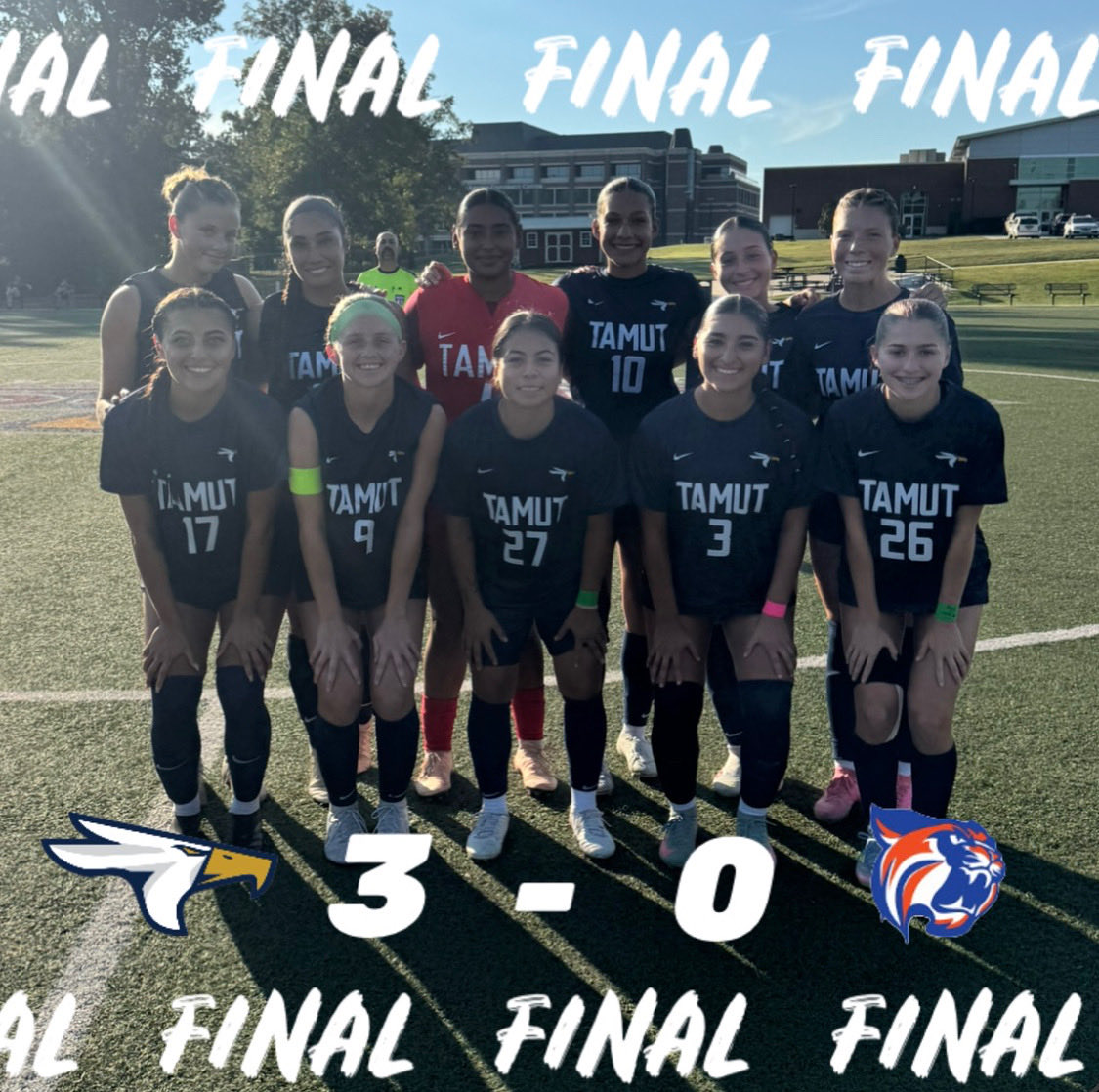 TAMUT_WSOC's tweet image. Back in the groove of things! 😏 Desiree Narvaez with 1 tonight and Brooklyn Lattier with 2😎