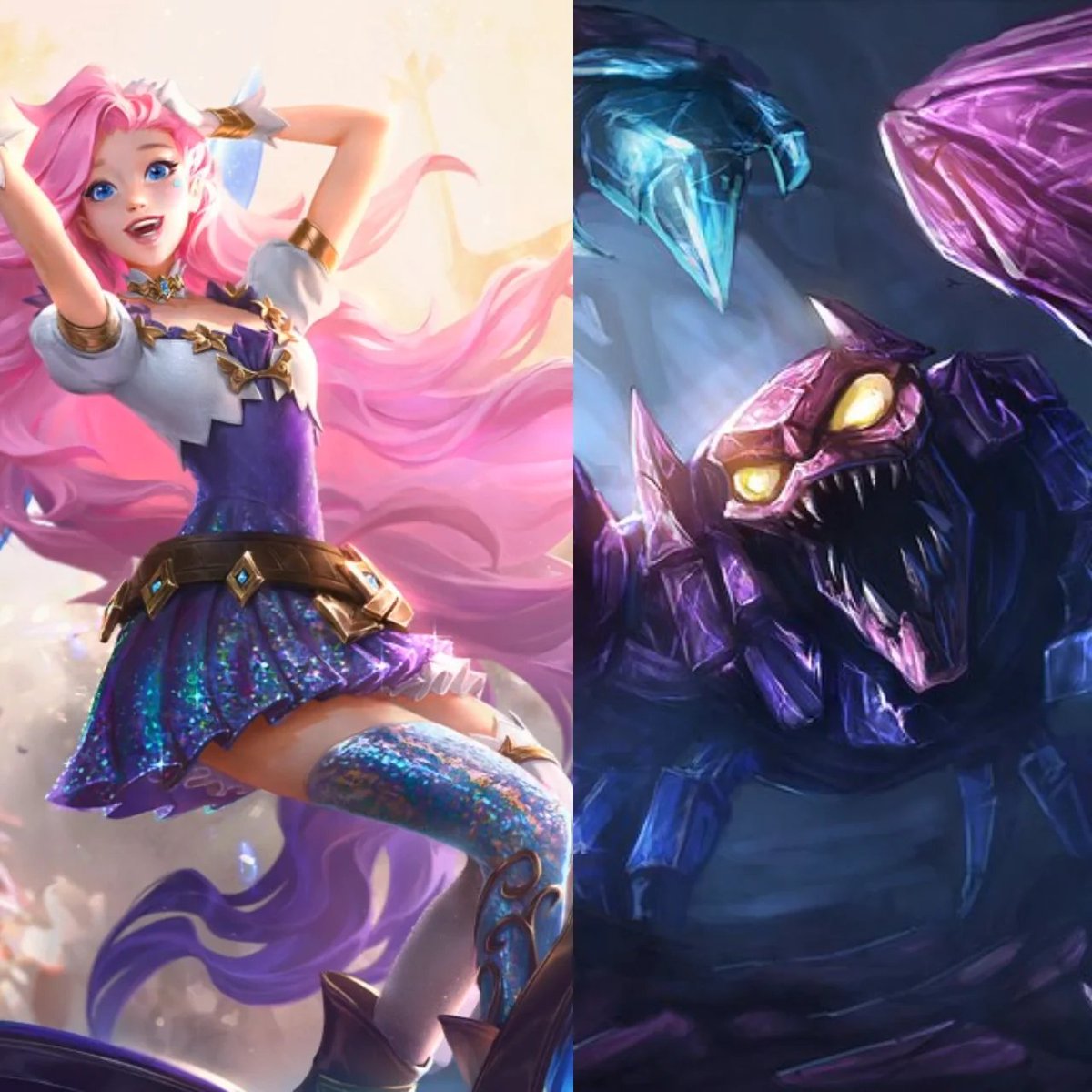 raça do Skarner não tem paz!
Primeiro era a Seraphine usando os cristais deles pra fazer palco kkkkk (sempre será canon pra mim) agora é o pessoal do valorant extraindo pra fazer arma