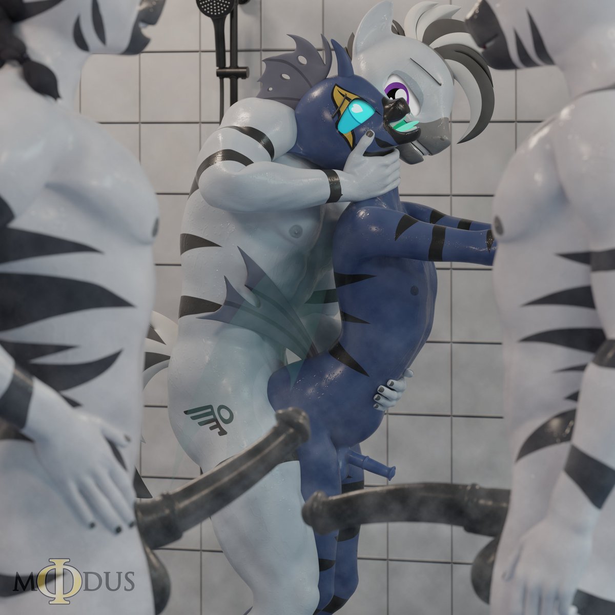 Modus_Ponens_3D's tweet photo. Spectre Phase went to the wrong locker room, or was it the right one~?

Featuring
Spectre Phase | @Crossbow1701 
Ventus | @Cloudburst117 
Zane &amp; Zeek | @lotsofcapsss https://t.co/8TQZMEhFDf