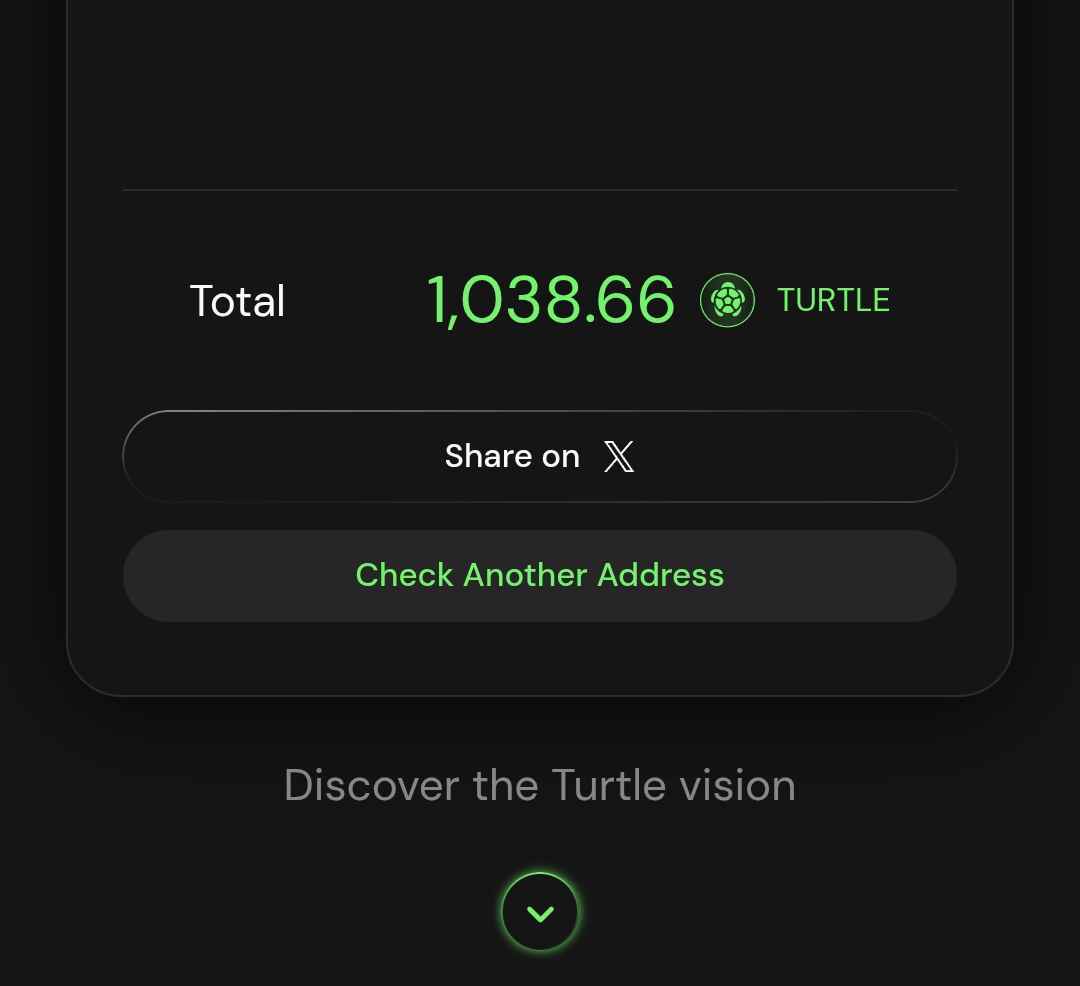 $TURTLE at $1 would be a dream.
thanks <a href="/turtledotxyz/">Turtle</a> for allocation. 
$TURTLE looking real good here ngl.