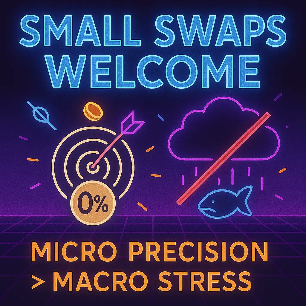 Small swaps welcome. Micro precision > macro stress.