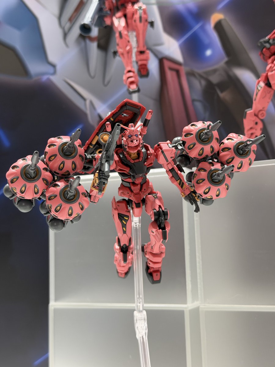 HobbySite's tweet image. 【#全日本模型ホビーショー 情報解禁&初展示✨】
「機動戦士Gundam GQuuuuuuX」ブースにはHG 1/144 赤いガンダム用 拡張セット を展示中!
今回のホビーショーで初公開のキットとなります!
ぜひ会場でチェックしてください!…
