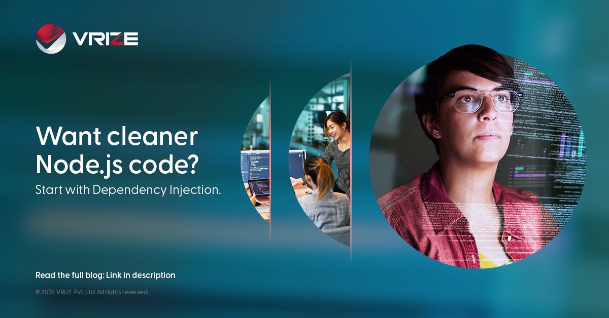 VrizeInc's tweet image. Modern apps need architectures that evolve, not just scale.
#DependencyInjection enables that by improving testability, reducing coupling, and keeping #TypeScript + #NodeJS systems modular and adaptable.
Read more: vrize.com/insights/blogs…
#SoftwareArchitecture