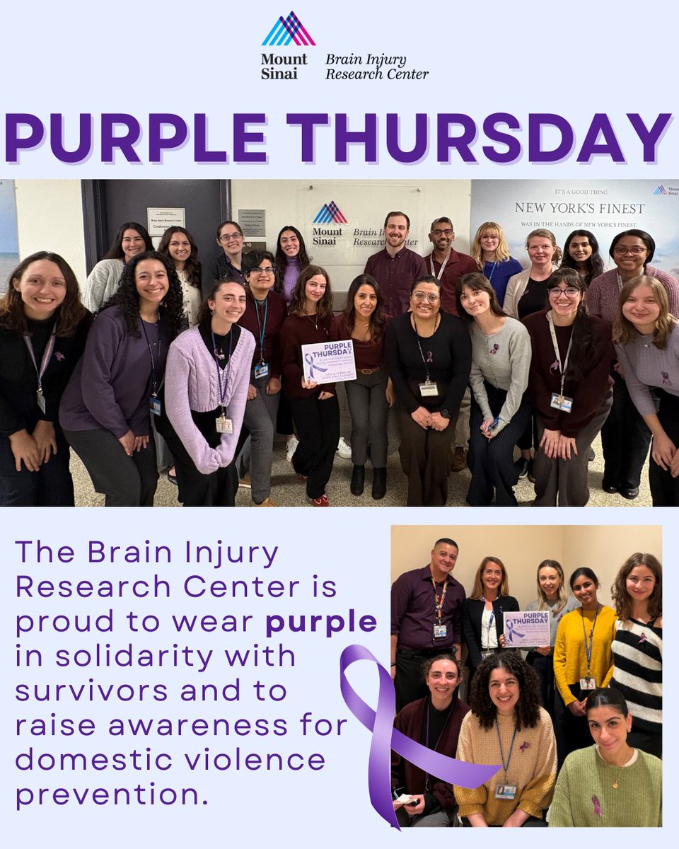 Brain Injury Research Center (BIRC) of Mount Sinai tweet media