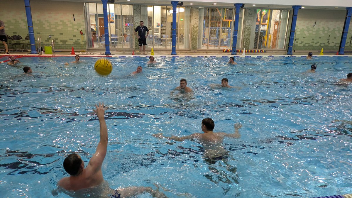 Warm up time as <a href="/DunfermlineWPC/">Dunfermline WPC</a> men prepare to play Menzieshil at Carnegie....