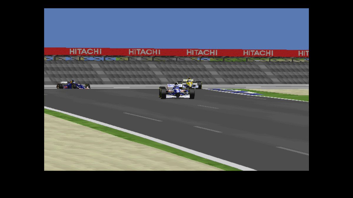 15/3/1995
#F1 Winter Testing Day 2
#Silverstone 
11:22am

Standing in for the injured #DamonHill the #Williams of #ToraTakagi heads a train of cars out of Stowe as the Japanese driver completes his race-distance run with no suspension problems reported:
"Car feels balanced enough