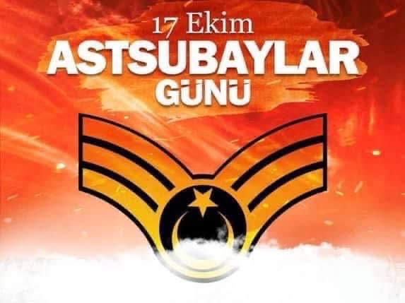 Bayrağımızı yıllarca beraber dalgalandırdığımız, aynı yemine sadık kalarak görev yaptığımız, tüm fedakar silah arkadaşlarımın ve kıymetli dostlarımın “ 17 Ekim Astsubaylar Gününü” kutlar, kaybettiklerimize  Allah’tan rahmet dilerim.
🇹🇷🇹🇷🇹🇷