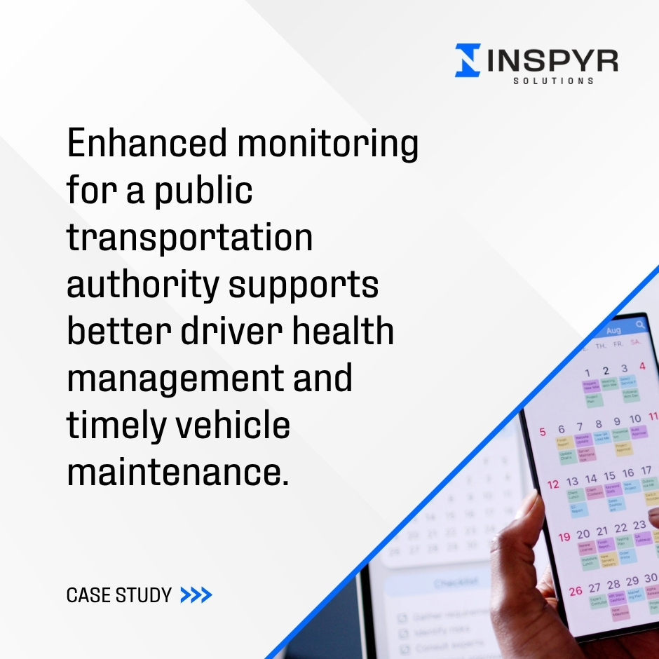 INSPYRSolution's tweet image. When a public transportation authority needed to optimize bus routes and reduce inefficiencies, INSPYR Solutions developed an AI-driven system that used predictive analytics to improve safety and enhance reliability: inspyrsolutions.com/casestudy/ai-p… #AIsolutions #AItech #IoT #ITsolutions