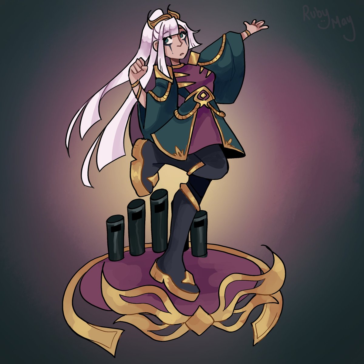 Skintober Day 16 - Pentakill III Seraphine #Skintober2025 #ArtofLegends #Seraphine