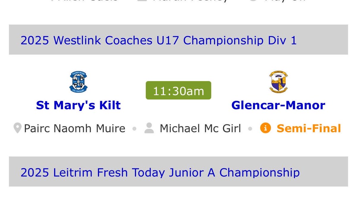 St.Marys GAA tweet media