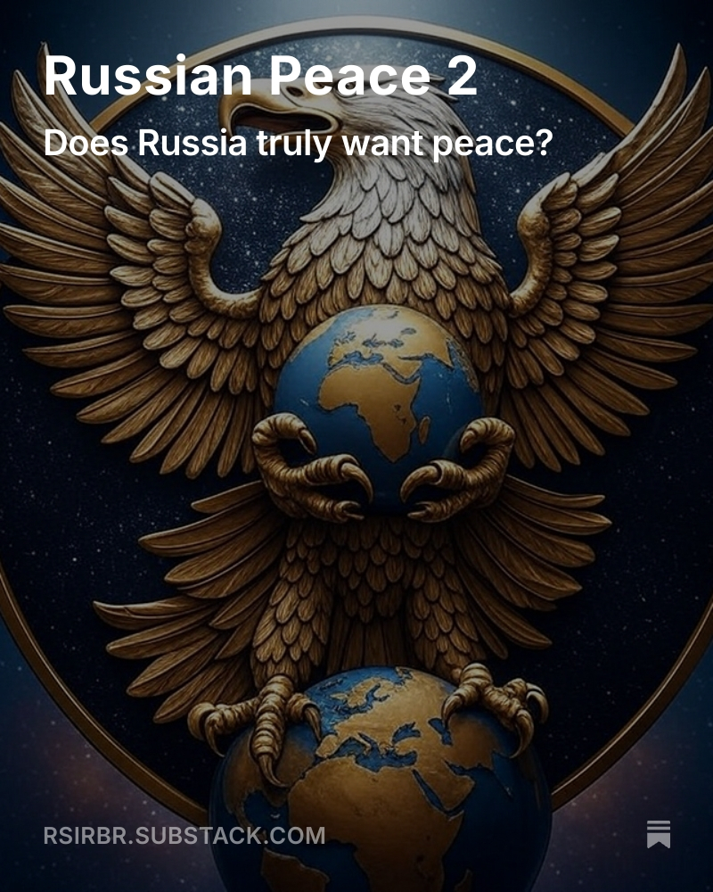 RSI_RBR's tweet photo. Russian Peace 2 

Does Russia truly want peace?

https://t.co/ngkyDPKwBm https://t.co/my0dNyizLt