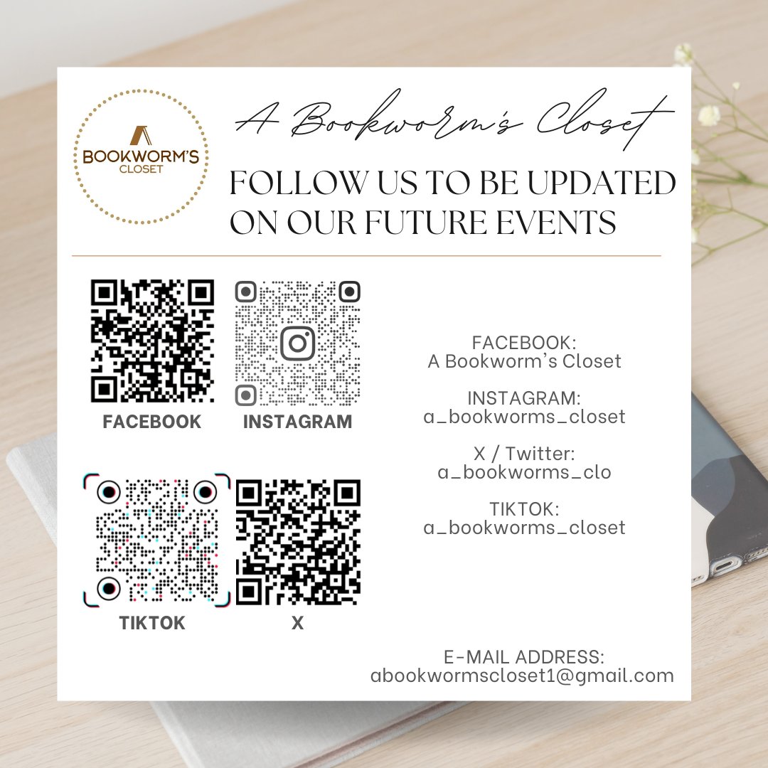 a_bookworms_clo's tweet image. Connect and work with us! Accepting merchant booths and sponsorship offers.

For inquiries, kindly send us a DM or email us at abookwormscloset1@gmail.com.

#ABCEvents