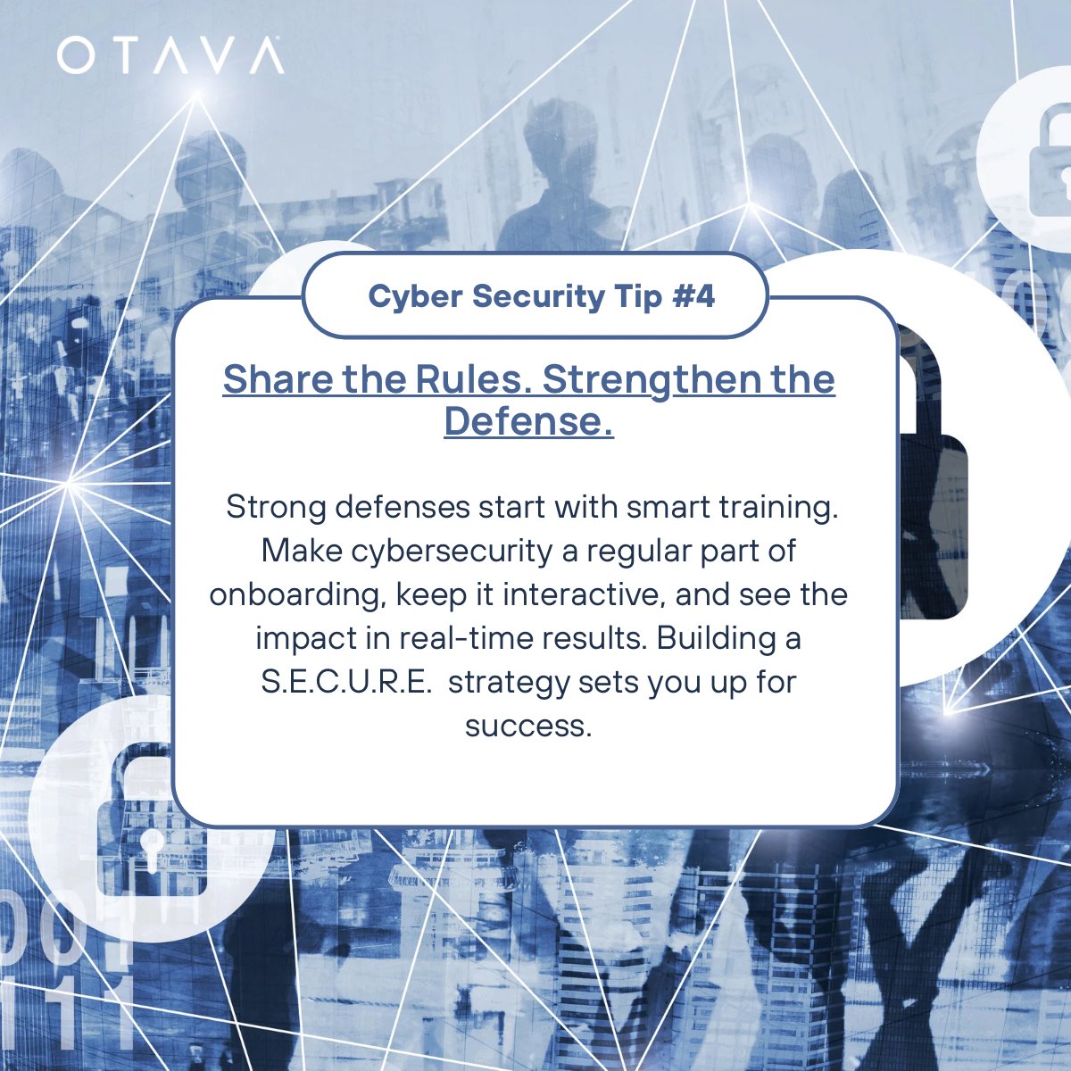 OtavaLLC's tweet image. Training isn’t a checkbox, it’s your first line of defense.

Discover: bit.ly/47dgyNO

#CybersecurityTips #CybersecurityAwarenessMonth #CyberSmart