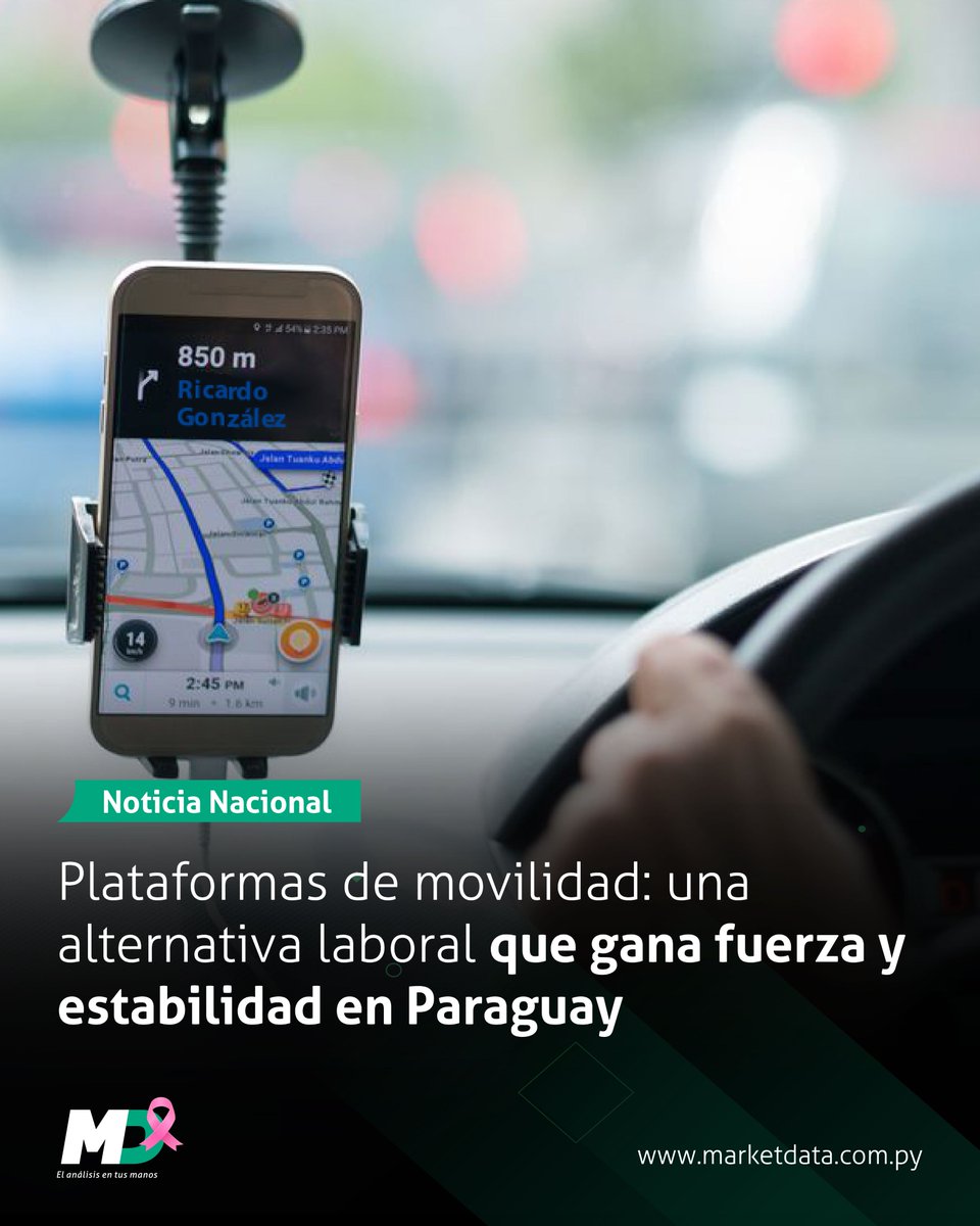 marketdata_py's tweet image. 🇵🇾📱 Los servicios a través de plataformas digitales se consolidan como una fuente estable de ingresos extra
🚘Mayoritariamente los conductores destacan que el modelo les permite equilibrar sus responsabilidades personales y laborales.
📍 Leé más en n9.cl/ky73l