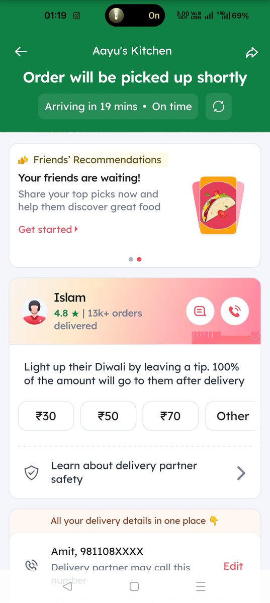 triptoindia's tweet photo. @deepigoyal What are you doing to make their Diwali Special.. apart from asking consumers who anyway pay a hefty platform fee.. begging bowl by employer for his employees?? https://t.co/zCbNYvGBZS