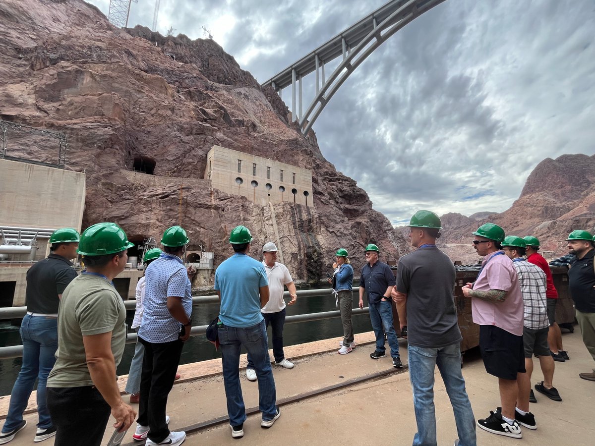 NERC_Official's tweet image. Thank you to everyone who joined us last week at #GridSecCon2025 for your support, engagement, and collaboration. Take a look at some behind the scenes photos of an incredible guided tour of the Hoover Dam.