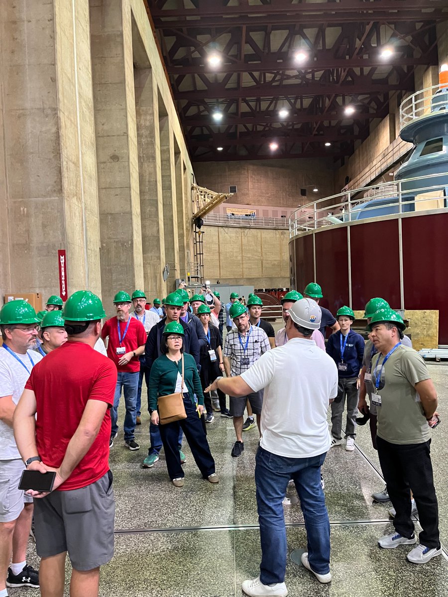 NERC_Official's tweet image. Thank you to everyone who joined us last week at #GridSecCon2025 for your support, engagement, and collaboration. Take a look at some behind the scenes photos of an incredible guided tour of the Hoover Dam.