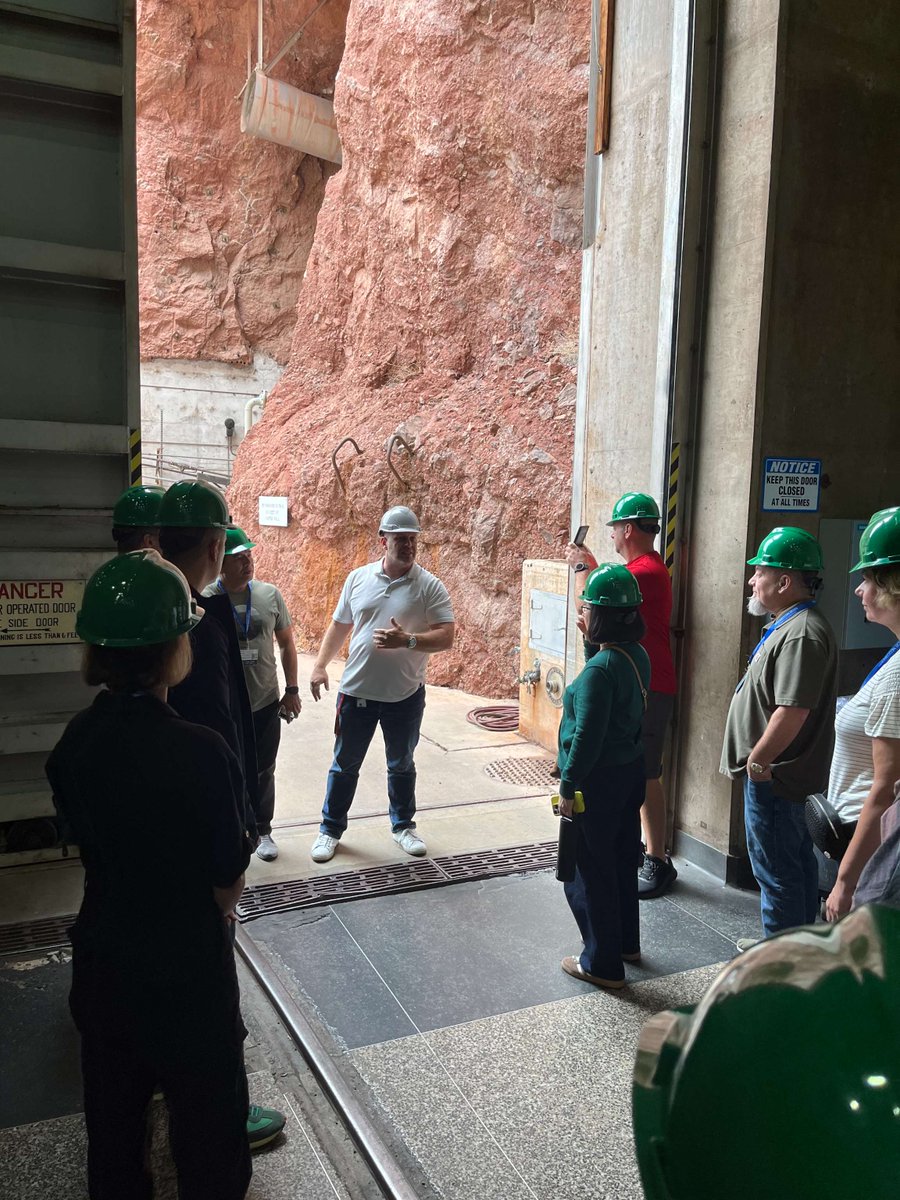 NERC_Official's tweet image. Thank you to everyone who joined us last week at #GridSecCon2025 for your support, engagement, and collaboration. Take a look at some behind the scenes photos of an incredible guided tour of the Hoover Dam.