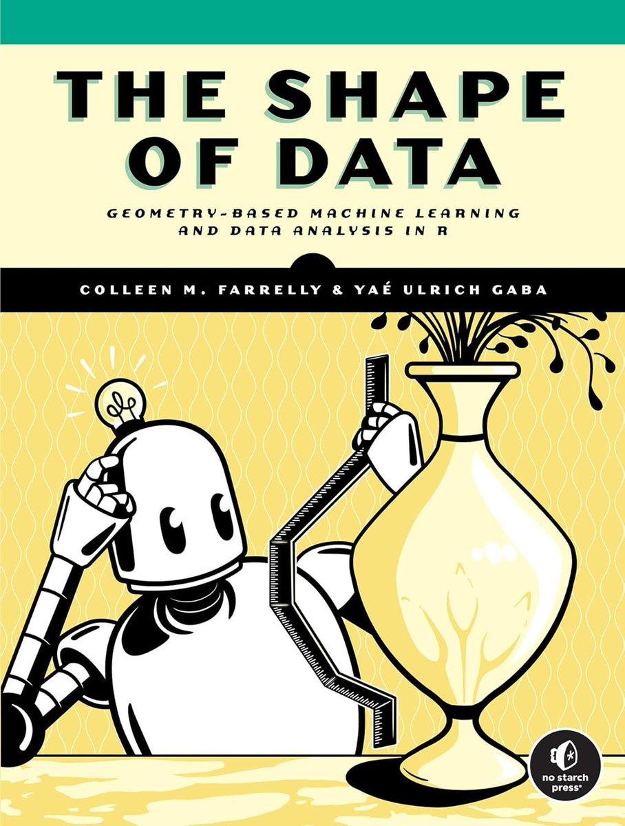 KirkDBorne's tweet image. "The Shape of Data — Geometry-Based #MachineLearning and Data Analysis in R"
amzn.to/3JRxBZL
—————
#Rstats #DataScientist #Mathematics #ML #AI #DataScience #NetworkScience
🌟🌟🌟
