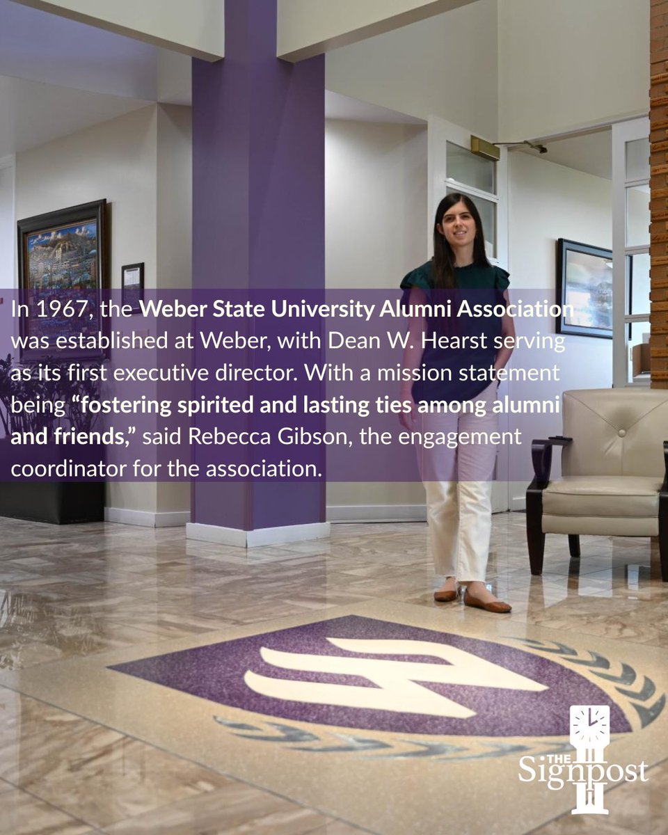 WSUSignpost's tweet image. ⬆️Read the whole story via the link in our bio!

✍️: Aisha Rucker | News Reporter, The Signpost
✍️: Luna Malagon Solorzano | Translation, the Signpost
📸: Samantha Matsuura | Photographer, the Signpost

#Thesignpost #Translation #Alumni #Weberalumni #Alumniassociation #Weberstate