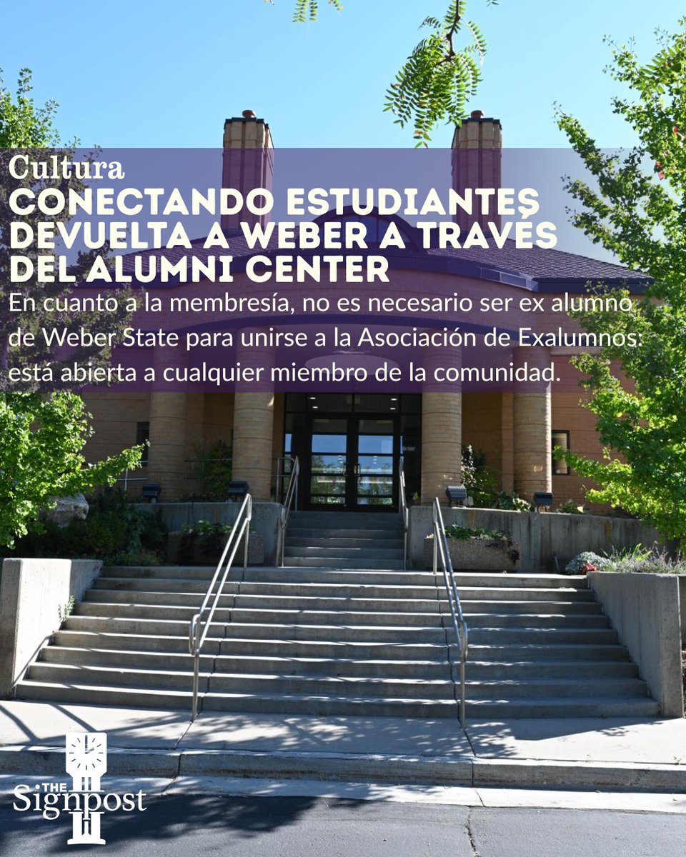 WSUSignpost's tweet image. ⬆️Read the whole story via the link in our bio!

✍️: Aisha Rucker | News Reporter, The Signpost
✍️: Luna Malagon Solorzano | Translation, the Signpost
📸: Samantha Matsuura | Photographer, the Signpost

#Thesignpost #Translation #Alumni #Weberalumni #Alumniassociation #Weberstate