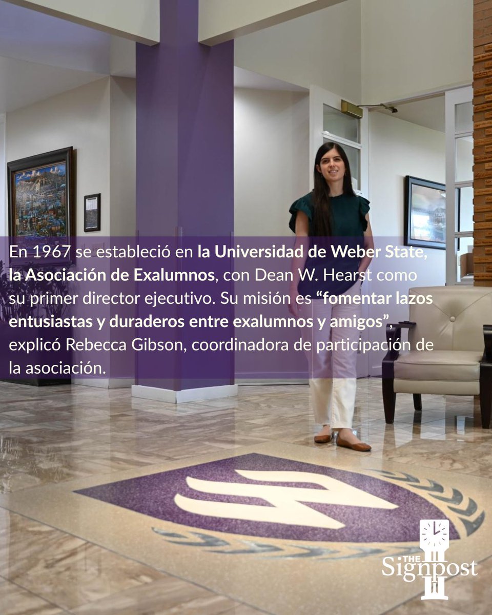 WSUSignpost's tweet image. ⬆️Read the whole story via the link in our bio!

✍️: Aisha Rucker | News Reporter, The Signpost
✍️: Luna Malagon Solorzano | Translation, the Signpost
📸: Samantha Matsuura | Photographer, the Signpost

#Thesignpost #Translation #Alumni #Weberalumni #Alumniassociation #Weberstate