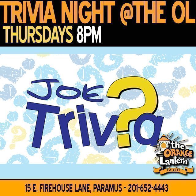 Orange Lantern (@orange_lantern) on Twitter photo Gametime with <a href="/joetrivia/">Joe Trivia</a> is 8PM!
#JoeTrivia #trivia #trivianight #gamenight #bartrivia #pubtrivia #nightout #nj #newjersey #jersey #njtrivia #paramusnj #winprizes Gametime with <a href="/joetrivia/">Joe Trivia</a> is 8PM!
#JoeTrivia #trivia #trivianight #gamenight #bartrivia #pubtrivia #nightout #nj #newjersey #jersey #njtrivia #paramusnj #winprizes