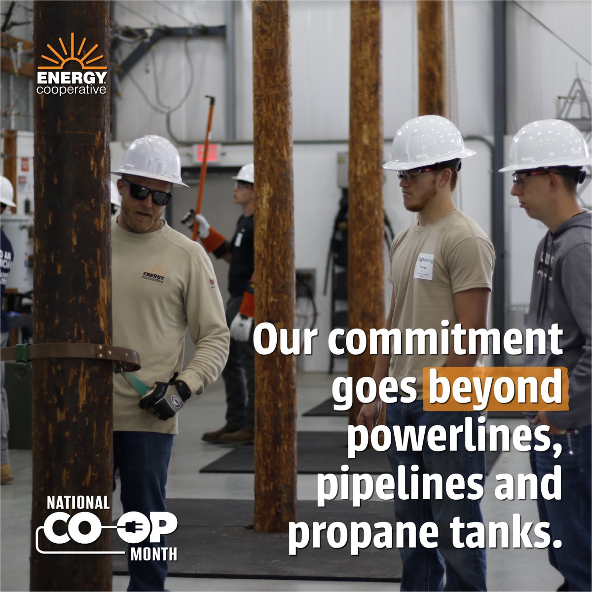 Our purpose extends beyond the poles, pipelines and tanks that supply energy to your home or business. From supporting local charities to sponsoring youth programs, we’re committed to making life better.

Powering our communities—it’s what we were built to do. 👷❤️ #CoopMonth