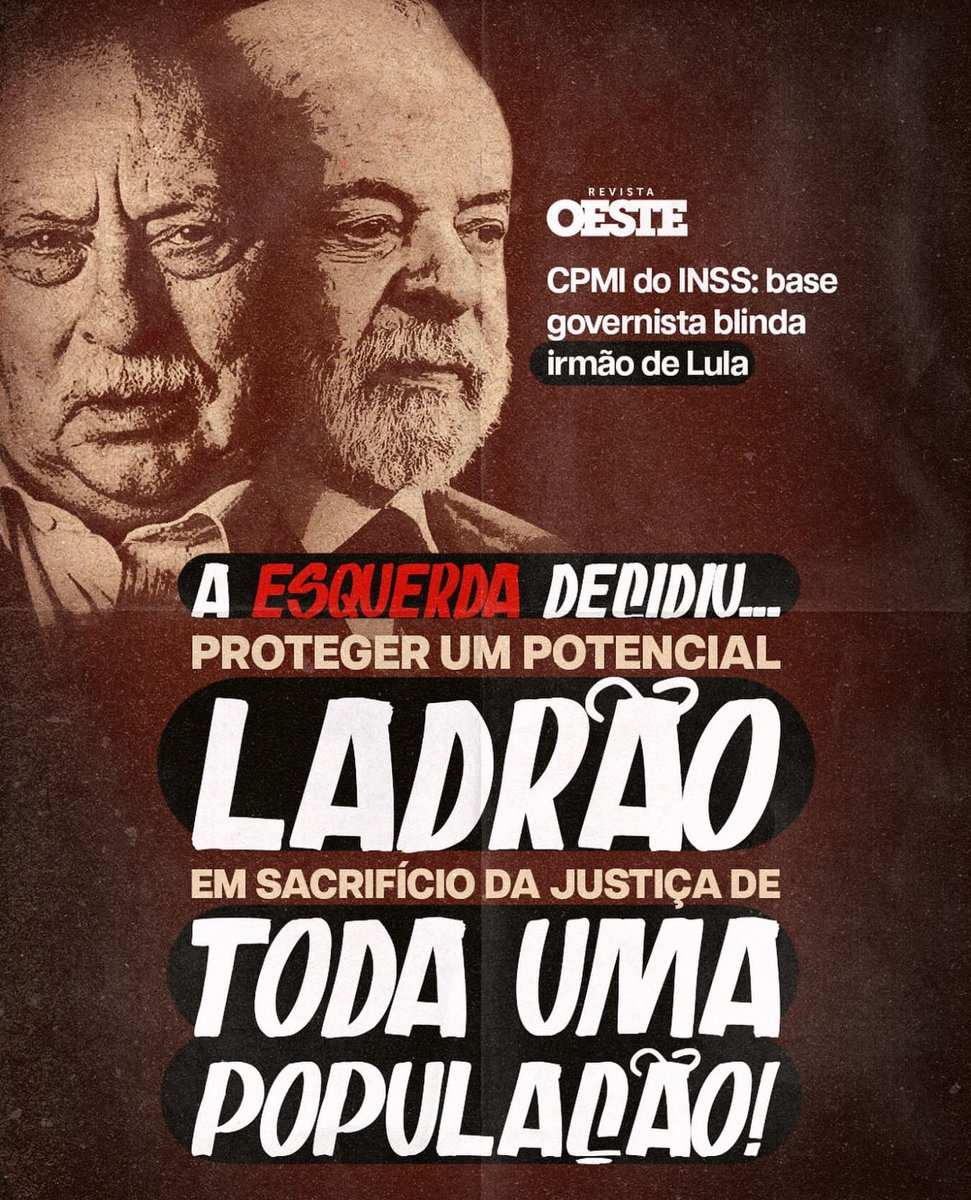 Algum eleitor do lula pode me informar aqui porquê ele protege seu irmão ao invés de proteger os aposentados roubados em seu governo?