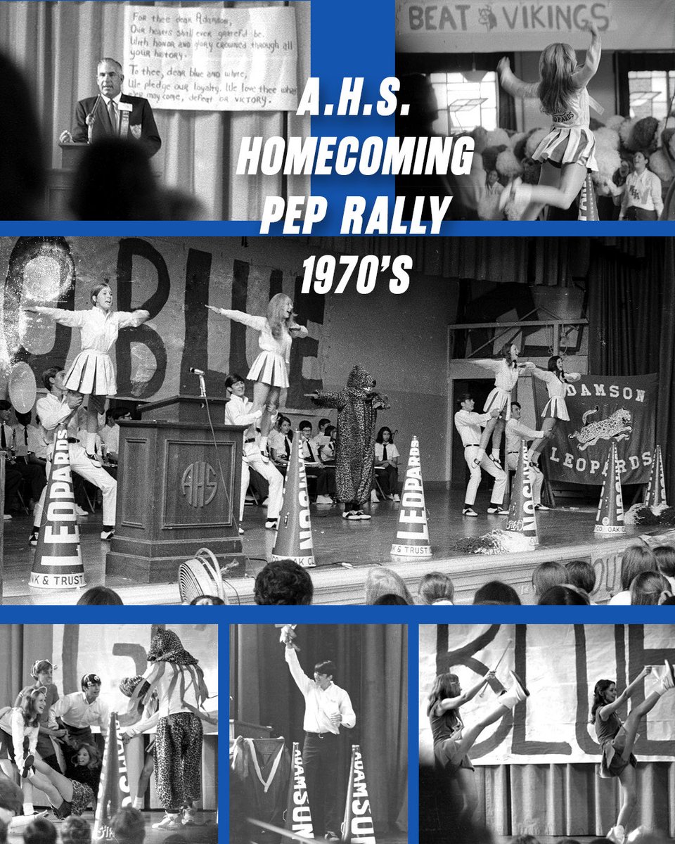 adamsonleopards's tweet image. It’s Throwback Thursday! AHS Pep Rally &amp;amp; Game Days in the 70’s! 
#HomecomingWeek #Hoco25 #70s #GoLeopards