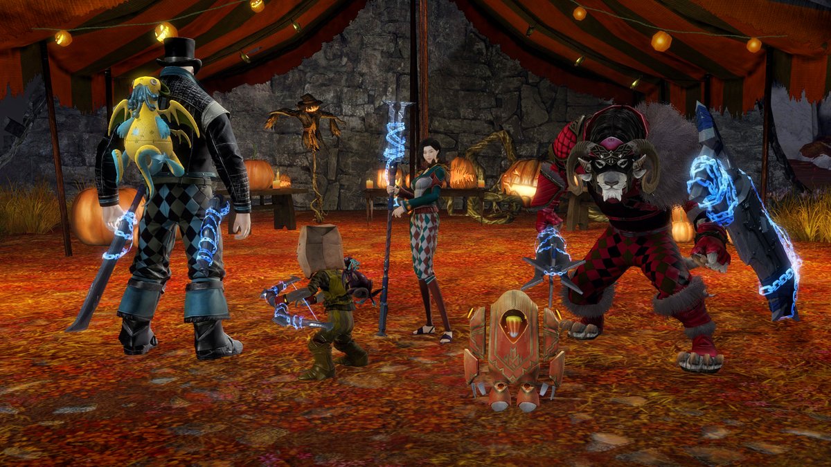 GuildWars2's tweet image. 🎃 Tricks, treats, and plenty of frights! Have you faced the Mad King yet? The festival is in full swing—don’t miss the Lunatic Court’s wicked delights. 👑✨