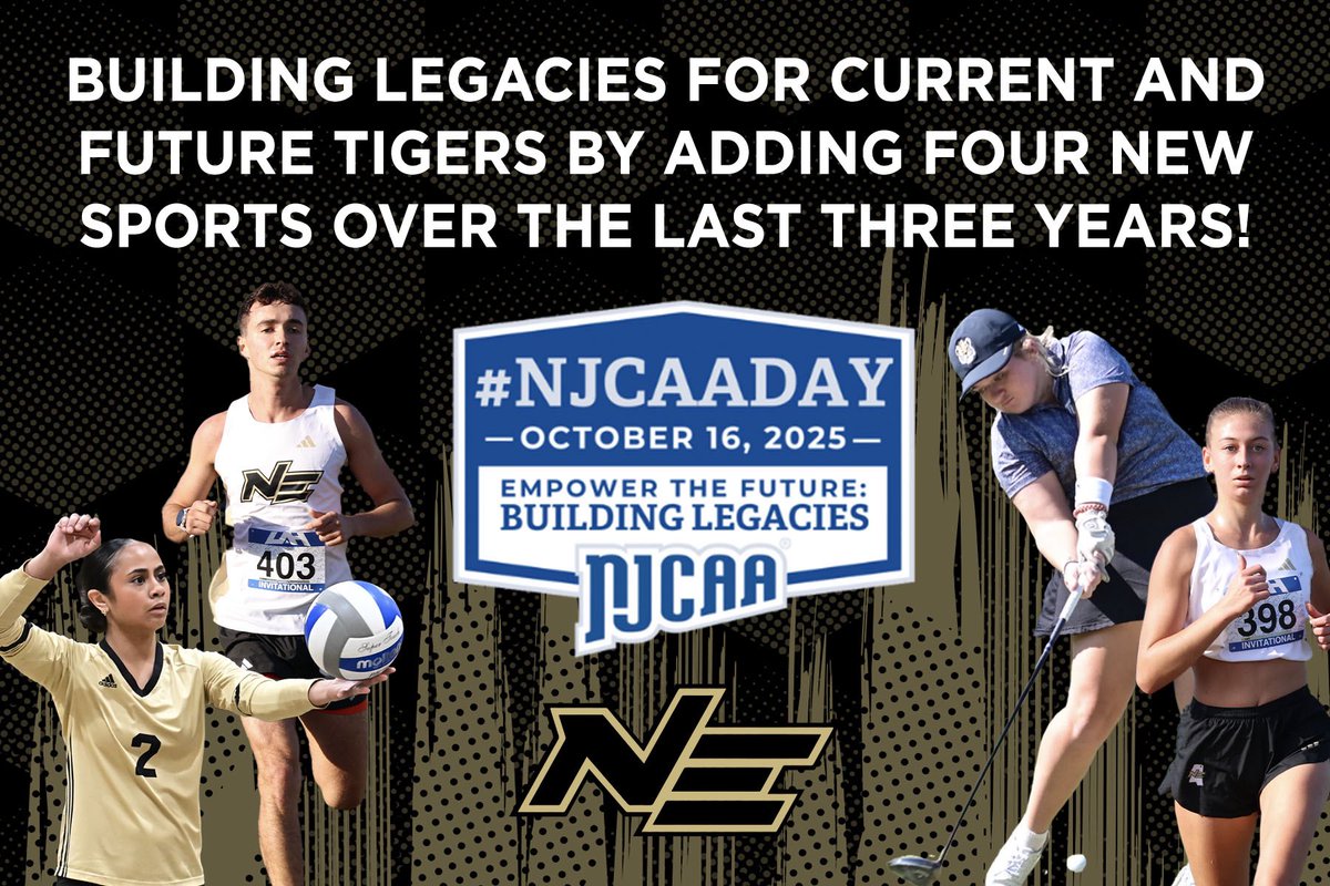 ATH | #NEMCC is fully committed to empowering the future for athletes in Mississippi &amp; beyond.

We’ve backed that statement up by adding 4️⃣ varsity sports in the last 3️⃣ years. These new offerings allow more of our students to build their own legacies!

🐯 #TigerTown | #NJCAADay