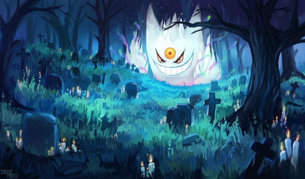 WOOP  Legends Z-A Release Day! 
Watch out for the rogue megas
Or you might be in for a good scare 👻 

#pokemon #fanart #gengar #PokemonLegendsZA