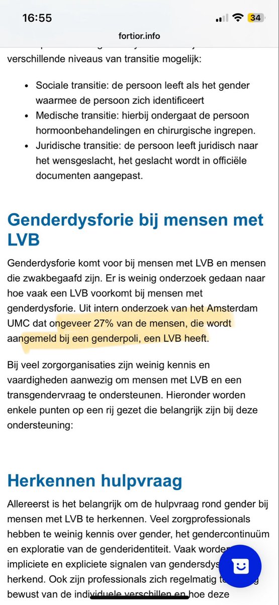 Ongeveer zes procent van de bevolking is licht verstandelijk beperkt. Bij de genderkliniek is 27% van de mensen LVB. 
En de behandeling? Chemische castratie. 

<a href="/IGJnl/">Inspectie Gezondheidszorg en Jeugd</a> moet hier echt achteraan.  Deze mensen kun je blijkbaar alles wijs maken! <a href="/NickiVerweij/">Nicki Pouw-Verweij</a> kom in actie!