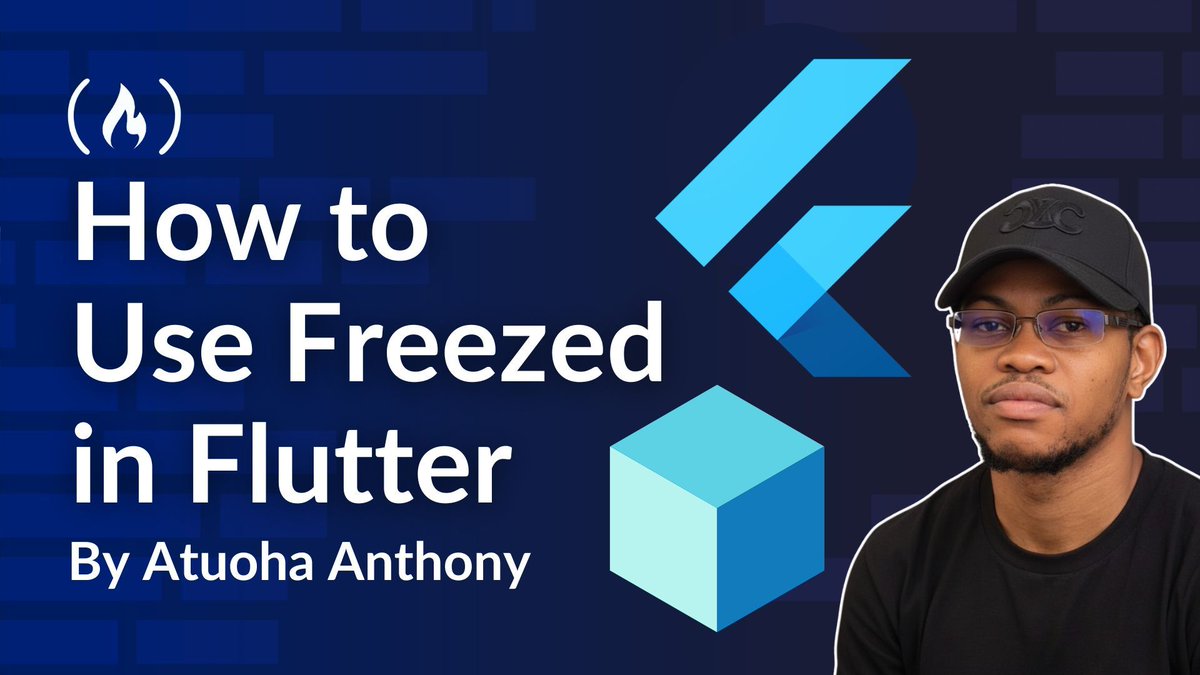 freeCodeCamp's tweet image. Dart is the programming language behind Flutter apps, and it's powerful and capable of many tasks.
But writing data models by hand can be a repetitive and error-prone process.
In this tutorial, @atuohaa shows you how to use a tool called Freezed instead to create immutable data…