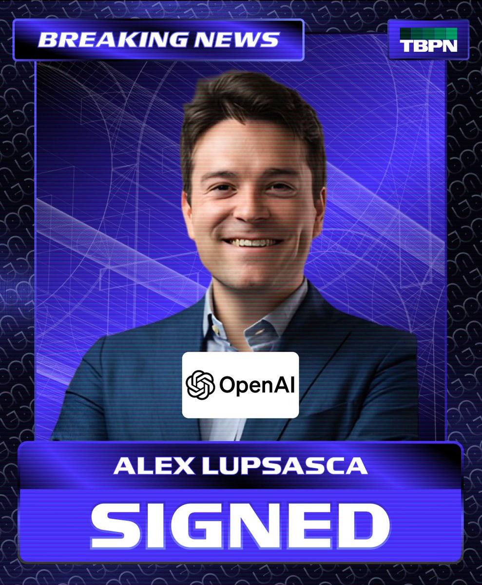 tbpn's tweet image. BREAKING: OpenAI hires @ALupsasca, prize-winning black hole theoretical physicist.