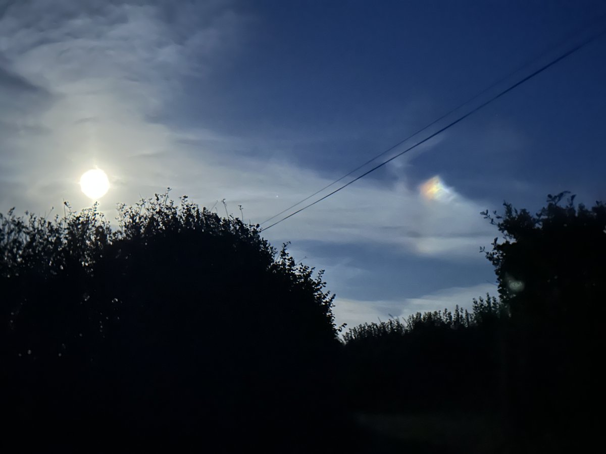JohnMappin's tweet photo. True Story - Charlie Kirk and the Moon Rainbow.

A few days ago on the evening of 6th October 2025,  we went stalking for stags...

It is currently the annual deer rut in Cornwall at Camelot Castle and due to the huge numbers, we need to cull a certain number of deer every year to help out the local farmers whose crops they consume.   

It is the best organic venison meat one can buy.

My stalker uses a 30-6 rifle and that evening was no different.  

As the evening was coming in, a huge stag presented itself, and was shot with the exact correct bullet placement which is nearly at the thickest part of the animal when side on.  

Red deer when full size are huge.  

Unsurprisingly (as has happened every single time we have used that rife) the 30-6 rifle round passed straight through the bone and flesh of the Red Deer and a clear exit wound was visible on the other side of the carcass. 

This stag was shot at just over 150 yards.

----

We walked in silence back to the car to get the 4x4 to retrieve the animal.

I looked up a the now night sky and the moon was full.  

It was a beautiful evening and I thought about Charlie Kirk and how he had always wanted to come and Hunt with us at Camelot Castle, but how he was always so busy with his purpose and mission in Turning Point and his personal goal to Save his Nation.

Every year since 2018 he had wanted to come and every year for different reasons he could not make it.   

There was always a good reason and naturally being good friends, we always understood each other,  

"TPUSA needs me to be here."  

"We have a country to save."  

"We have just lost the election ( in 2020 ), now we really need to work to get our country back."  

"Trump needs me, he is under attack from the left and from law-fare here, I just cannot leave the USA".  

Then later -  in 2024.

"We have just won the election!  Now I have to been here to help with transition".

And the odd thing was Charlie was right.  

His country did need him.  

And he gladly gave of himself to his country.  

We only took one holiday together (although we discussed taking many trips) and that was to Charlie's beloved Jerusalem,  he so wanted Irina my wife, and I to meet the love of his life Erika when they had first started dating. 

And for us to experience his love of the city of Jerusalem where Jesus, his saviour, was born.

----

All this came back to me  as we waited for a stag in that silent evening light,  Charlie had always wanted to visit Camelot Castle and to bring his beloved Erika, and now we would not be hunting together.

Charlie had been so confident of coming here that he had even placed a gift for himself here at Camelot, in our safekeeping, at the Castle to be here for him for when he did finally arrive and make it.

So that night with the culled Stag on a Cornish stubble field,  I looked up into the sky and marvelled at the new silver moon and indeed I did feel his presence and his love for life and for nature.   

I thought to myself, right then,  this stag,  Charlie, this one is for you.   

And at that EXACT moment we saw something that I have never seem before in my life.  

Just to the right of the full moon in the light high clouds

We both saw - a Moon Rainbow.

A Moon Rainbow is a very rare effect of the light that one only sees at very special times.  

The moonlight refracts on a very thin cloud.   

I had never seen one before.   

The Moon Rainbow was bright and it contained all the colours of the rainbows spectrum.

My deerstalker and I looked at each other knowingly.  

Although we had both had the thought, the words left his lips before they left mine.   

"Do you think that's Charlie doing that John?"

Then, at that exact instant of his question I got a text on my phone from an unknown number and it pinged.   

I rang the number on the phone, it was an old friend to whom I had not spoken for years.  

He is the only person alive that was aware of a positive private matter that Charlie had been involved with.  He opened the conversation with:  

"John, did that ( private matter ) ever get sorted out?"

I looked at my deerstalker again...

We did not need to say a word we knew.

Coincidence or a spiritual communication?  

Either way.

What a night that was.

----

It does seem to me that the steady confronting and recognition of truth and the exposing of lies when they are apparent, is felt both on earth, as it is in heaven.

Below is the photo that I took that night, at that exact moment, of Charlie's Moon Rainbow.

I thought that you might appreciate seeing it and that this story might bring some comfort to those who appreciate Charlie Kirk and to those who love him and who miss him deeply.  

We are all hurting, but the truth alone shall set us free.

All our love  Charlie,  

Good Hunting.

John and Irina Mappin
Camelot Castle