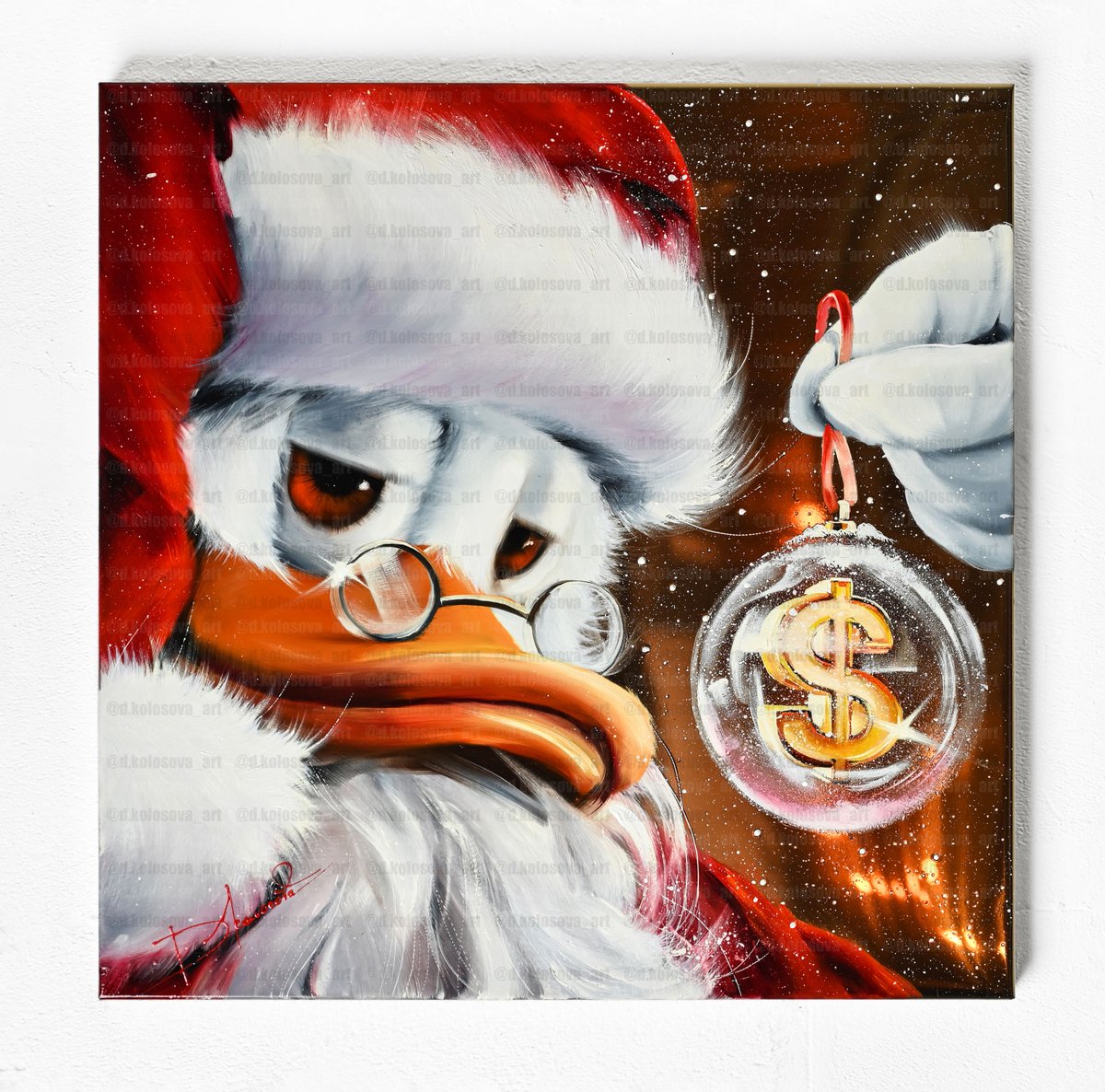 dkolosova_art's tweet photo. "Santa"
oil on gold metal canvas, size 50x50 cm
#oilpainting #collectibleartwork #investmentart #goldenvibes #fineartforcollectors #moneysymbolism #ScroogeMcDuck #powerfulimagery #DariaKolosova #artandwealth #uniquegift #luxuryart #contemporaryart #modernart #popart https://t.co/Y2RDQuCG7k