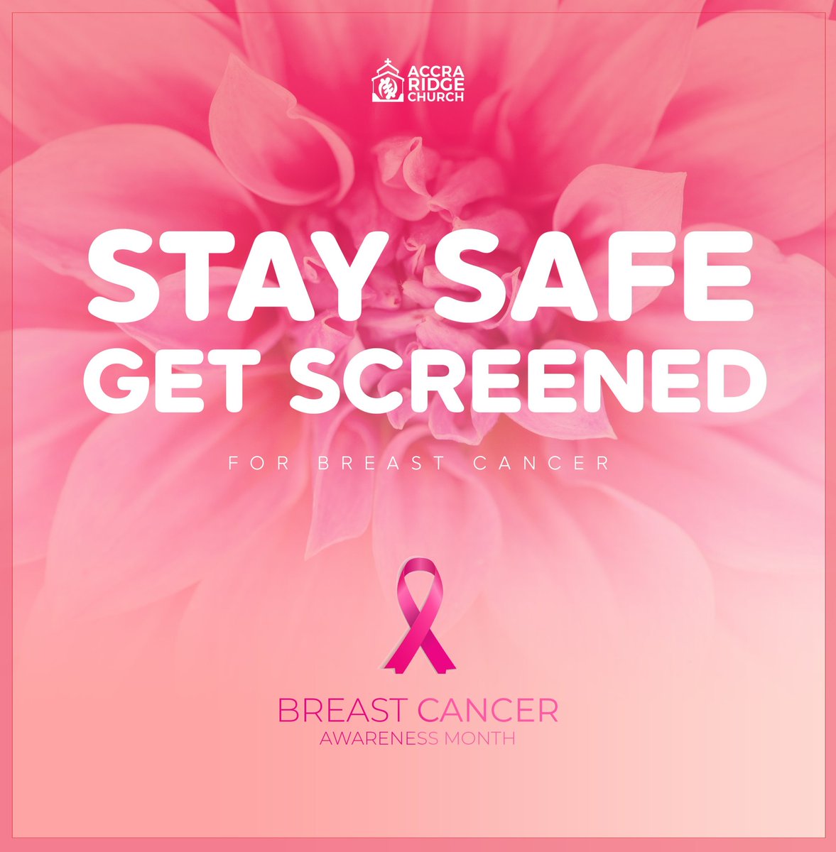 Breast Cancer Awareness Month
#accraridgechurch #BreastCancerAwarenessMonth