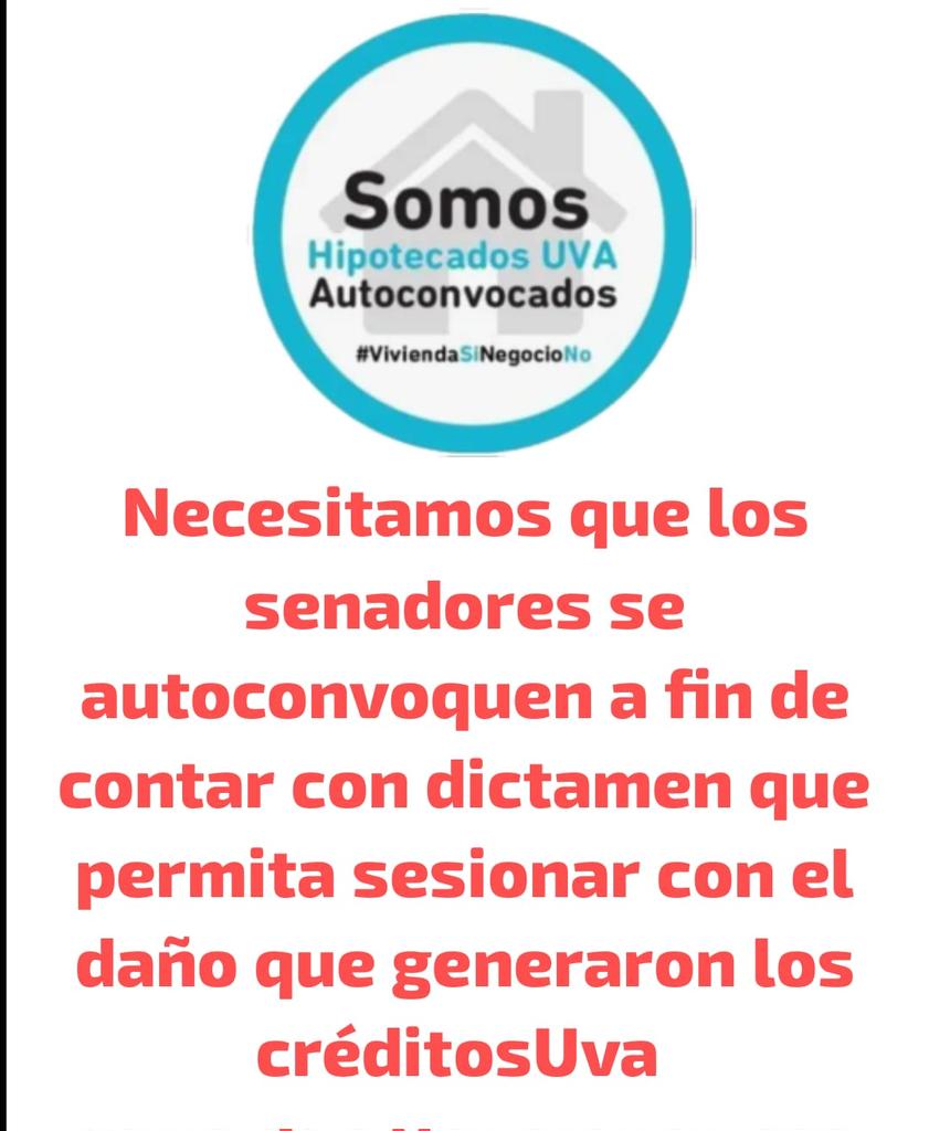 <a href="/SilviaPepino1/">Silvia Pepino</a> <a href="/hipotecadosuva/">@HipotecadosUVANacional</a> <a href="/estafadauva/">estafadauva</a> <a href="/BancoCentral_AR/">BCRA</a> <a href="/creditoUVA/">crédito UVA</a> NO #UsuraUVA 
<a href="/flaviofama/">flavio henrique</a>
<a href="/Senadora_Olalla/">Senadora Stella Olalla</a>
<a href="/Dkroneberger/">Daniel Kroneberger</a>
<a href="/LucilaCrexell/">Lucila Crexell</a>
@lupetagliaferri
@CarmenAlvarezR
<a href="/RomeroxSalta/">Juan Carlos Romero</a>
<a href="/AbdalaBartolome/">BartoloméAbdala</a>
<a href="/JosemaCarambia/">José María Carambia</a>
<a href="/aliciakirchner/">AK</a>
<a href="/LuciaCorpacci/">Lucía Corpacci</a>
<a href="/anabelfsagasti/">Anabel Fernández Sagasti</a>
<a href="/pilattivergara/">Marín Pilatti</a>
<a href="/marianorecalde/">Mariano Recalde</a>
<a href="/OscarParrilli/">Oscar Parrilli</a>
<a href="/CarolinaMoises/">Carolina Moises</a>
<a href="/LinaresCarlosCR/">Carlos Linares</a>