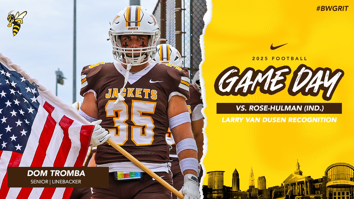 <a href="/BWFootball_/">Baldwin Wallace Football</a> hosts <a href="/RoseHulmanFB/">Rose-Hulman Football</a> in another Saturday in Berea!

📍- Finnie Stadium
⏰ - 1:30 pm
🎟️- bwyellowjackets.cc/4lQlpIY 
📒 - bwyellowjackets.cc/4nW5KcY
📻 - bwyellowjackets.cc/3P015pX
📊- bwyellowjackets.cc/3ThJ8Go
📺 - flosports.link/3UpZVHL