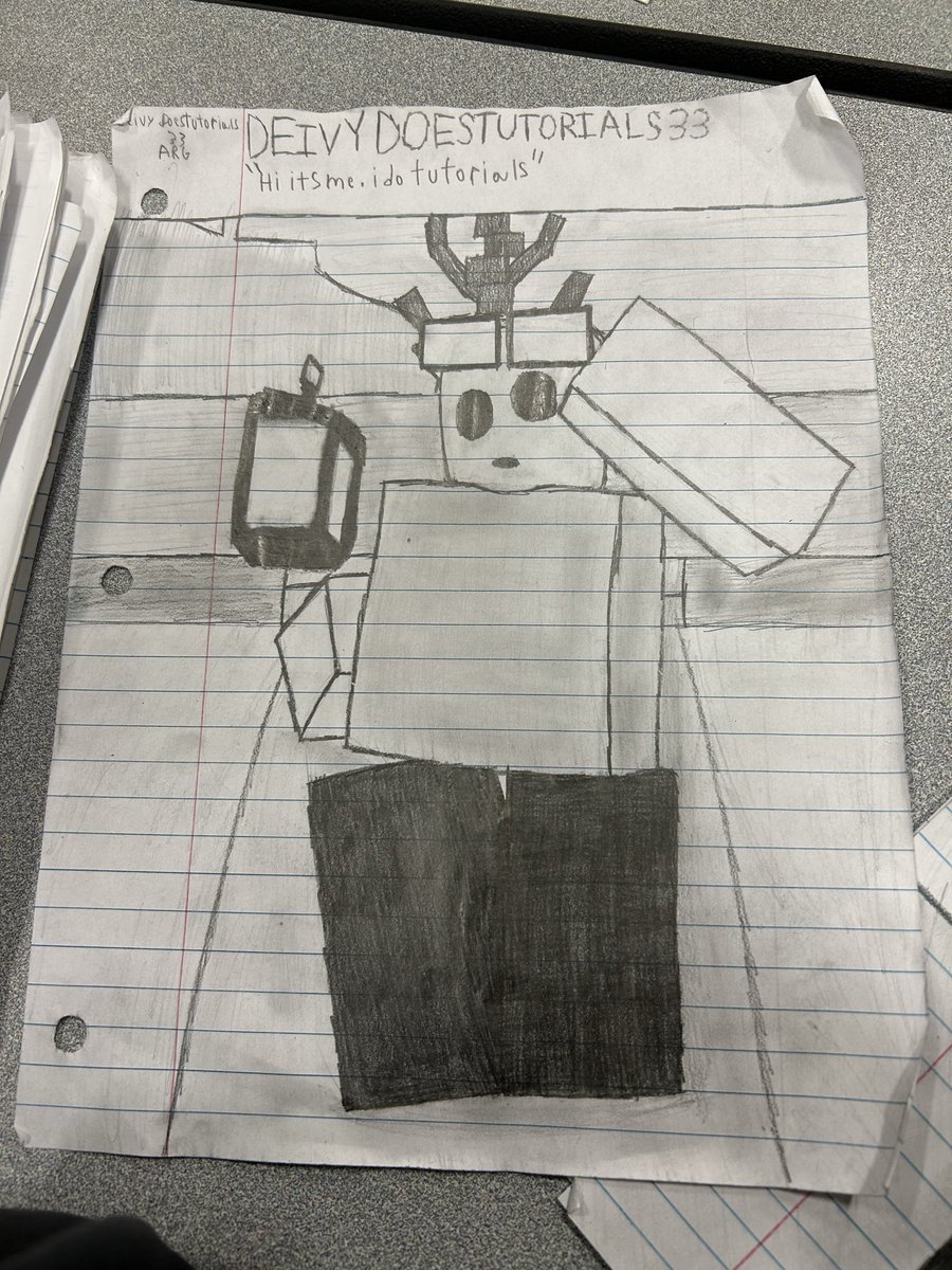 WilderMango's tweet image. Drew several characters from DeivyDoesTutorials33 :D (I love this series so much) #roblox #robloxarg #DeivyDoesTutorials33